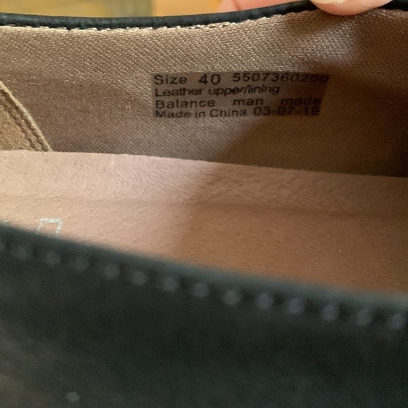 Dansko Fae Burnished Leather Block Heel Slip-On In Black Nubuck EU 40 US 9.5 -10 - Picture 8 of 8